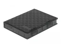 Delock Schutzgehäuse für 2.5? HDD / SSD grau - Zubehörtyp: Aufbewahrung