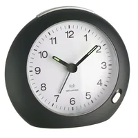 TFA Dostmann Funkwecker Schwarz/Weiss - Funktionen: Snooze-Funktion - Alarm - Weckfunktion - Ausstattung: Zeit - Hintergrundbeleuchtung - Displaytyp: Analog - Detailfarbe: Weiss - Schwarz - Funksignal: Ja - Betriebsart: Batteriebetrieb