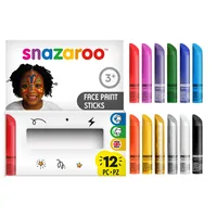 Snazaroo Zubehör Schminkstifte farbig, 12 Stück - Produktart Styling: Schminke - Set: Ja - Detailfarbe: Mehrfarbig