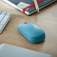 Leitz Workplace Maus Cosy Kabellose Sanftes Blau - Maus-Typ: Standard - Bedienungsseite: Universal - Maus Features: Abwasch-/desinfizierbar - Detailfarbe: Blau - Eisblau - Schnittstelle: Bluetooth - USB-A - Verbindungsart: Kabellos