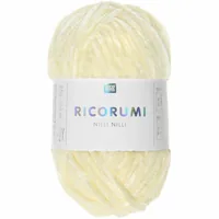 Rico Design Wolle Ricorumi Nilli Nilli Gelb - Packungsgrösse: 1 Stück - Länge: 65 m - Material: Polyester - Detailfarbe: Gelb - Waschbar bei: 30 °C - Nadelstärke: 3 mm