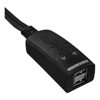 InLine 60603I commutateur écran, clavier et souris Noir