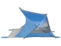 KOOR Strandzelt Hippo, Blau - Wassersäule: 800 mm - Zertifikate: Keine Zertifizierung - Gewicht: 1.9 kg - Farbe: Blau - Aufbauart: Gestänge