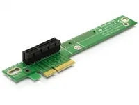 Delock PCI-E Riser Karte x4 auf x4, gewinkelt - Zubehörtyp: PCI-E Riser Karte