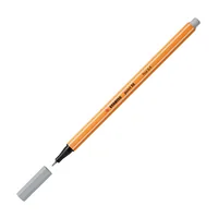 STABILO Fineliner point 88 Hellgrau - Strichstärke: 0.4 mm - Set: Nein - Verpackungseinheit: 1 Stück - Eigenschaft-Stift: Keine - Anwender: Schule - Büro - Erwachsene - Kinder - Fasermaler & Fineliner Art: Fineliner