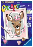 Ravensburger Malset CreArt: Delightful Deer - Altersempfehlung ab: 7 Jahren - Motiv: Reh