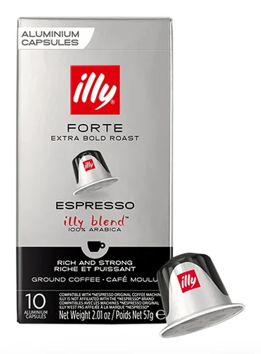Illy Forte Espresso Coffee capsule Dark roast 10 pc(s)