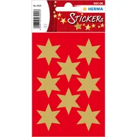 HERMA Sterne-Etiketten 33mm 3925 gold 3 Stück