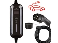 ROLINE Tragbares E-Auto Ladegert, CEI23-50 (IT, Typ-L) & Typ2 Stecker, 1-phasig, Mode 2, 16 A, 3,6 kW, 3 m