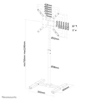 Neomounts BOS 10-55 1TFT schwarz Max.20KG