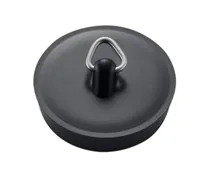 diaqua® Waschbeckenstöpsel Ø 45.5 mm Abflussstopfen - Durchmesser: 45.5 mm - Material: Gummi - Farbe: Schwarz