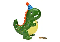 G. Wurm Spardose Dino 18 x 22 x 10 cm - Breite: 18 cm - Höhe: 22 cm - Länge: 10 cm - Produkttyp Geschenke: Spardosen - Motiv: Dinosaurier