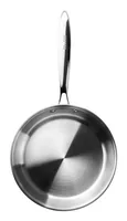 Ibili Bratpfanne Triply Natural 22 cm 22 cm - Material: Metall - Pfannentyp: Bratpfanne - Kompatible Kochfelder: Backofen - Elektro - Gas - Glaskeramik - Halogen - Induktion - Antihaftbeschichtung: Nein - Detailfarbe: Silber - Set: Nein