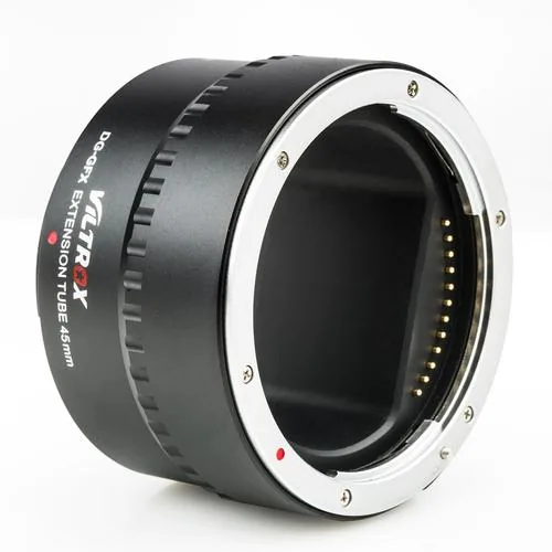 Viltrox Objektiv-Konverter DG-GFX 45 mm - Kompatible Hersteller: Fujifilm - Konvertertyp: Makro - Kamera-Bajonett: Fujifilm G-Mount
