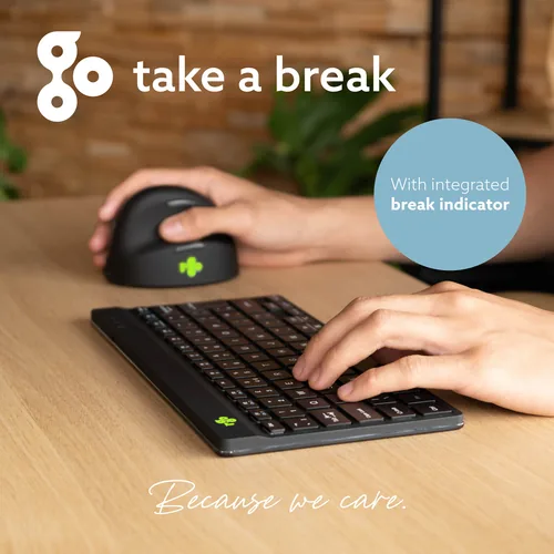 R-GO COMPACT BREAK ERGONOMIC KEYBOARD AZERTY (FR) BLUETOOTH B
