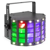 BeamZ Lichteffekt DerbyStrobe - Typ: Lichteffekt - Ausstattung: Farbwechsler - DMX-fähig - Inkl. Fernbedienung - Set: Nein
