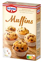 Dr.Oetker Backmischung Muffins 380 g - Nährwertangabe pro: 100 g - Energiegehalt (in kj): 1726 KJ - Energiegehalt (in kcal): 413 Kcal - Fett: 22 g - Gesättigte Fettsäuren: 8 g - Produkttyp: Muffin