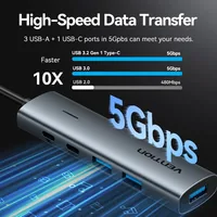 Hub 5v1 USB-AVention 0.15m