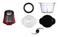 Russell Hobbs 27130-56 electric food chopper 0.5 L 200 W Black, Red, Transparent