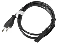 Lanberg CA-C7CA-10CC-0018-BK power cable Black 1.8 m C7 coupler CEE7/16