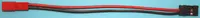 Muldental Adapterkabel 10 cm BEC-Buchse zu JR-Stecker - Kabeltyp: Adapterkabel - Steckertyp Seite B: JR-Stecker - Steckertyp Seite A: BEC-Buchse