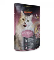 Leonardo Cat Food Nassfutter Geflügel & Ei, 85 g - Tierbedürfnis: Haut & Fell - Geschmacksrichtung: Geflügel - Zertifikate: Keine Zertifizierung - Fleischsorte: Geflügel - Packungsgrösse: 85 g - Futtereigenschaft: Getreidefrei - Ohne künstliche Zusätze - 