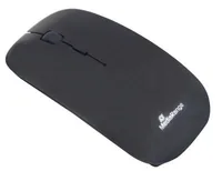 MediaRange Maus Wireless 3 Tasten, geräuscharm schwarz glänz