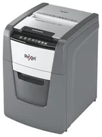 Rexel Optimum AutoFeed+ 100X Aktenvernichter Kreuzschreddern 55 dB 22 cm Schwarz, Grau