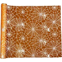 Creativ Company Tischläufer Halloween 29 cm x 3.5 m 1 Stück - Assortiert: Nein - Verpackungseinheit: 1 Stück - Detailfarbe: Weiss - Orange - Dekotyp: Tischläufer