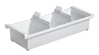 HAN Karteibox A7 Quer, 1300 Karten, Grau - Medienformat: A7 - Material: Polystyrol (PS) - Detailfarbe: Grau