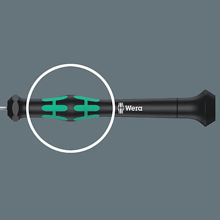 Wera Schraubenzieher 2054 Hex-Plus 2.0 x 60 mm Innensechskant - Schraubenziehertyp: Innensechskant - Anwendungsbereich: Elektronik & Feinmechanik - Grösse: 2