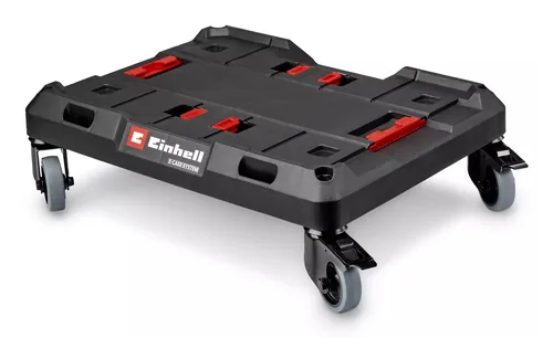 E-Case Rollbrett für Systemkoffer (schwarz, für bis zu 120 kg Belastung)