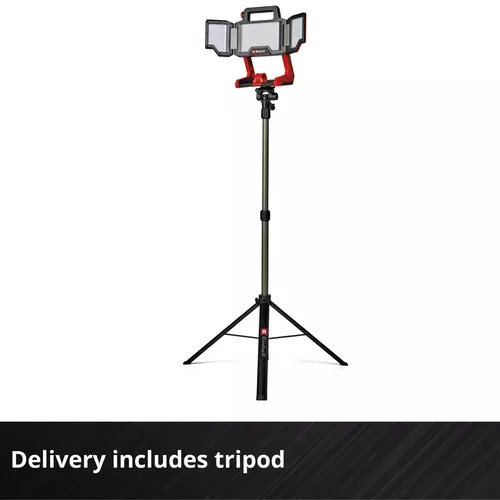 Einhell Professional Akku-Lampe TP-CL 18/3000 Li Set – Solo - Leuchten Kategorie: Akku-Leuchte - Anwendungsbereich: Werkstatt - Leuchtmittel mitgeliefert: Ja - Zusätzliche Ausstattung: Ein/Aus-Schalter - ergonomischer Tragegriff - Leuchtmittel: LED - Schu