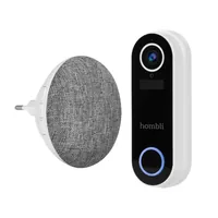hombli Smart Doorbell Pack, Weiss - App kompatibel: Ja - Schutzart: IP65 - Detailfarbe: Weiss - Vandalenschutz: Nein - Anzahl Ruftasten: 1 - Integrierte Kamera: Ja