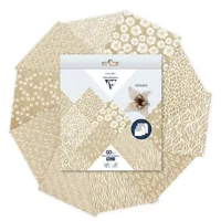 Clairefontaine Faltblätter Origami Floral 70 g/m², 60 Blatt - Papierformat: 15 x 15 cm - Selbstklebend: Nein - Papierfarbe: Farbig assortiert - Papiertyp: Bastelpapier - Mediengewicht: 70 g/m² - Verpackungseinheit: 60 Stück