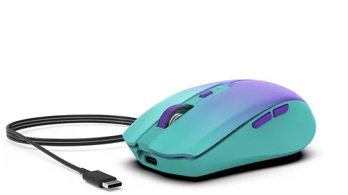 INCA Wrls Maus 1600DPI2xBT5.16TastenLED2.4GHzUSB-C
