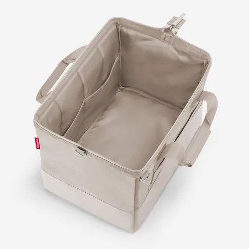 Reisenthel Duffle Bag allrounder M duffel Mix Stone - Breite: 45 cm - Höhe: 33 cm - Tiefe: 30 cm - Volumen: 23 l - Farbe: Hellbraun - Material: Recycled Polyester