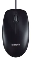 Logitech Maus M90 - Maus-Typ: Standard - Maus Features: Scrollrad - Bedienungsseite: Universal - Detailfarbe: Grau - Schwarz - Verbindungsart: Verkabelt - Schnittstelle: USB-A