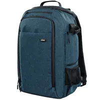 Dörr Fotorucksack Prag Pro Blau - Tragemöglichkeit: Brustgurt - Schulterriemen - Hüftgurt - Detailfarbe: Blau - Zusatzfächer: Ja - Gewicht: 2.2 kg - Rucksack Typ: Kamerarucksack - Ausstattung: Stosskantenschutz - Reissverschluss - Regenschutz - Zubehörfac