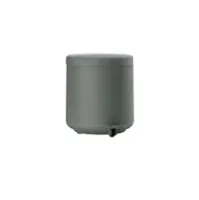 Zone Denmark Treteimer Ume 4 l, Olive Green - Anzahl Behälter: 1 - Fassungsvermögen: 4 l - Detailfarbe: Olive Green - Form: Rund - Material: Acrylnitril-Butadien-Styrol (ABS)