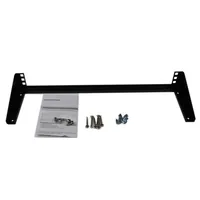StarTech.com 19 Zoll 1HE vertikales Wandmontage Rack aus Stahl - 1U Rack Bracket 19 - Schwarz - Halterung - geeignet für Wandmontage - Schwarz - 1U - 48.3 cm (19")