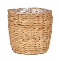 scheurich Pflanzengefäss mit Folie 20 x 16 cm,  Nature - Detailfarbe: Nature - Aufhängevorrichtung: Nein - Detailmaterial: Wasserhyazinthe - Grundmaterial: Pflanzenfaser
