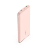 Belkin Powerbank Boost Charge 3-Port 10000 mAh - Akkutyp: Lithium-Ion (Li-Ion) - Akkukapazität: 10000 mAh - Detailfarbe: Rosa - USB Ladeanschluss (Output): 3 - USB-C PD: Nein - Max. Output USB-C PowerDelivery: 0 W