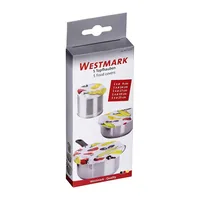 Westmark Topfhauben 5 Stück, Mehrfarbig - Materialtyp: Kunststoff - Material: Kunststoff - Detailfarbe: Mehrfarbig - Durchmesser: 9 cm - 14 cm - 17 cm - 19 cm - 25 cm