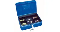 WEDO Geldkassette 5 Fächer, Blau - Produkttyp: Geldkassette - Widerstandsfähigkeit: Keine Angabe - Detailfarbe: Blau