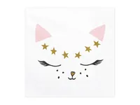 PartyDeco SP33-50 paper napkins Black, Gold, Pink, White 20 pc(s)