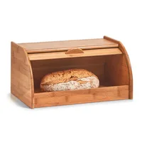 Zeller Present 25347 bread box Rectangular Natural Bamboo