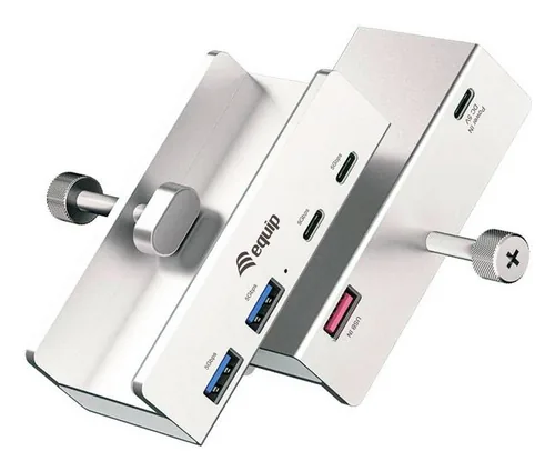 Equip 4-Port-Klemm USB-A3.2-Hub->2xUSB-C2xUSB-A 5Gbps