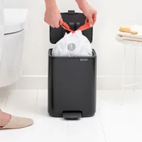 Brabantia Bo 7 L Rectangular Steel Black