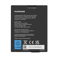 Fairphone Mobiltelefon Akku F5BATT-1ZW-WW1 - Kompatible Hersteller: Fairphone - Mobiltelefon Kompatibilität: 5 - Originalprodukt: Ja